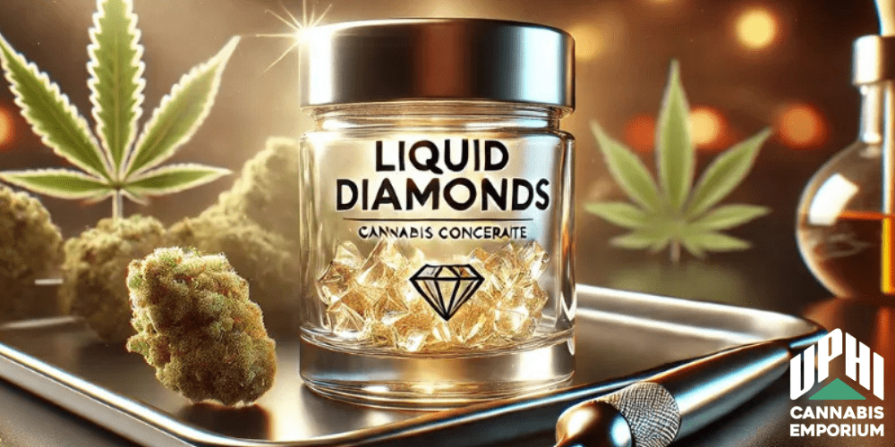 liquid diamond, vape cart, 510 vape, potent vape, thc diamonds, uphi cannabis, up high cannabis, dispensary, weed store, st. catharines